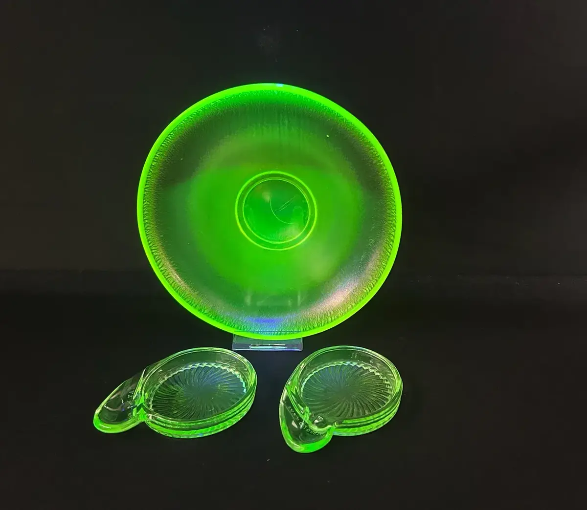 Uranium Glass Dishes