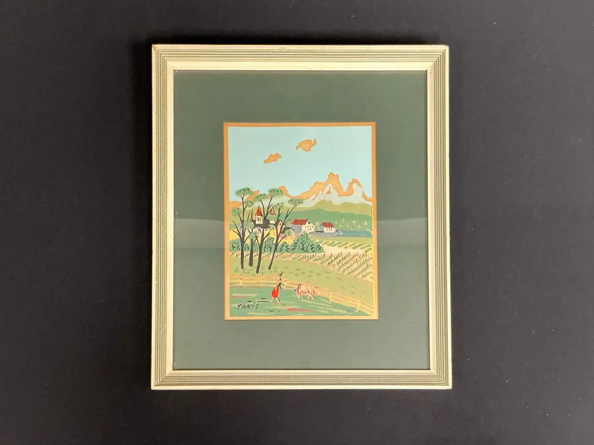 “Alpine Foothills” Serigraph By Nicholas Takis 