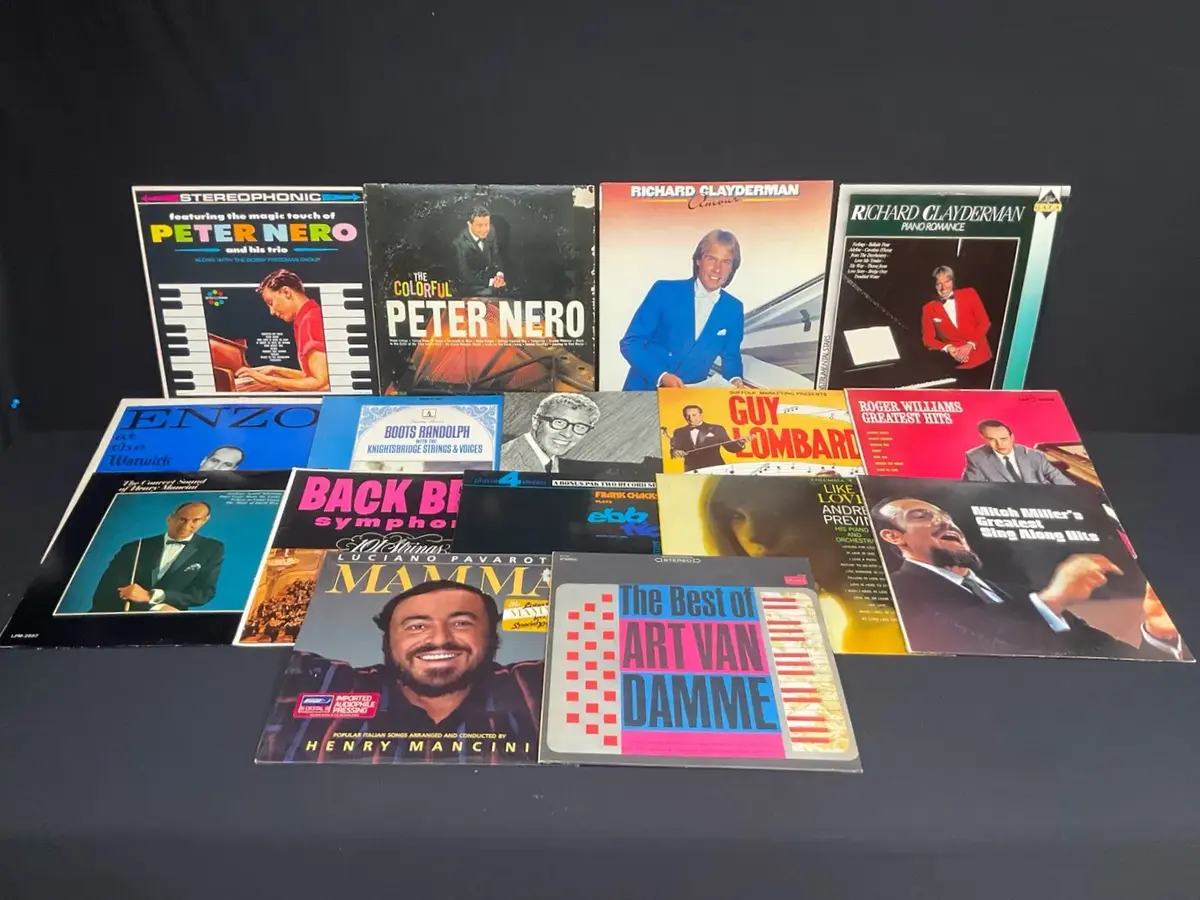 Easy Listening Vinyl Lot— Peter Nero, Richard Clayderman, And More