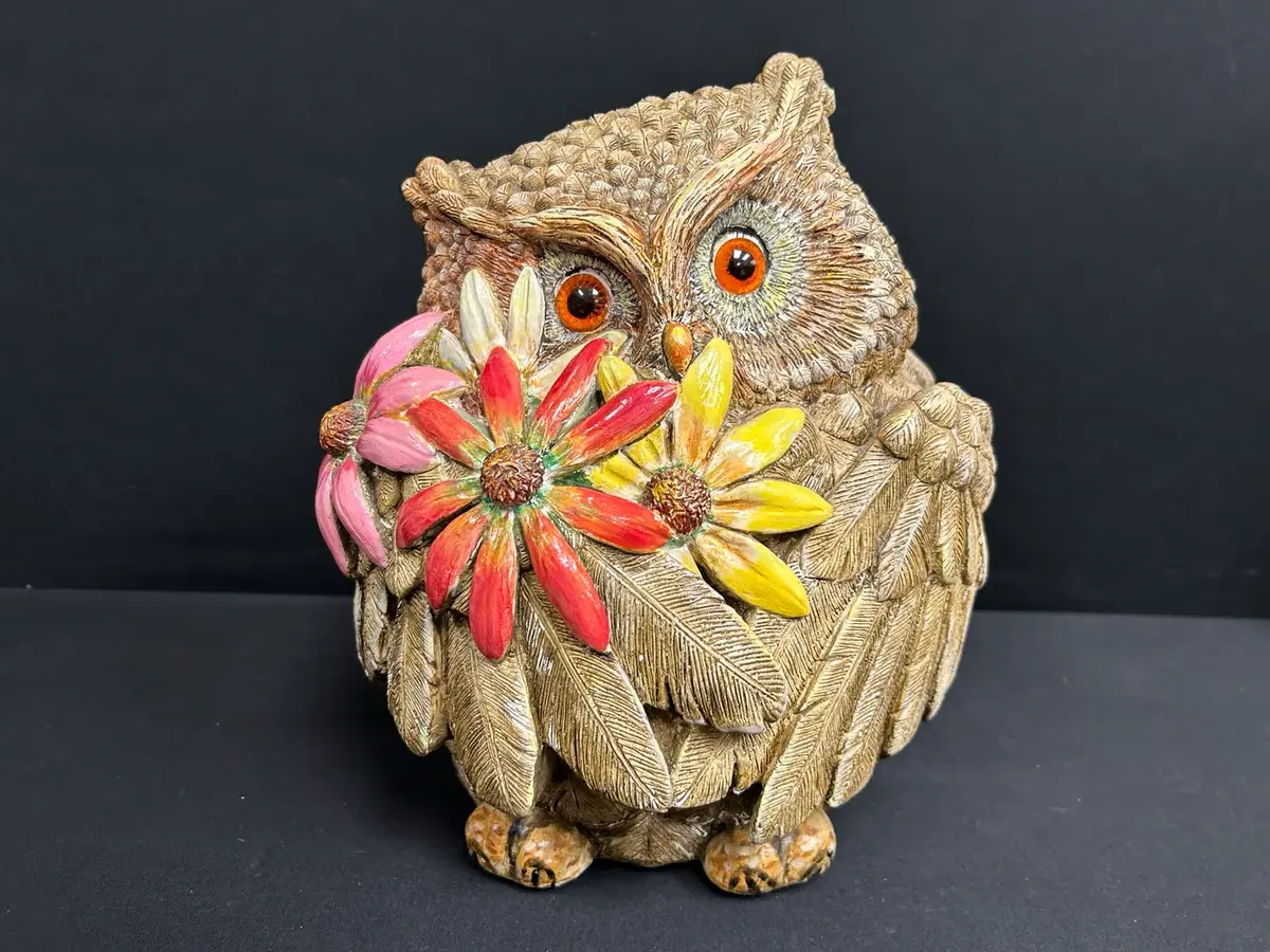 Flower Power Owl