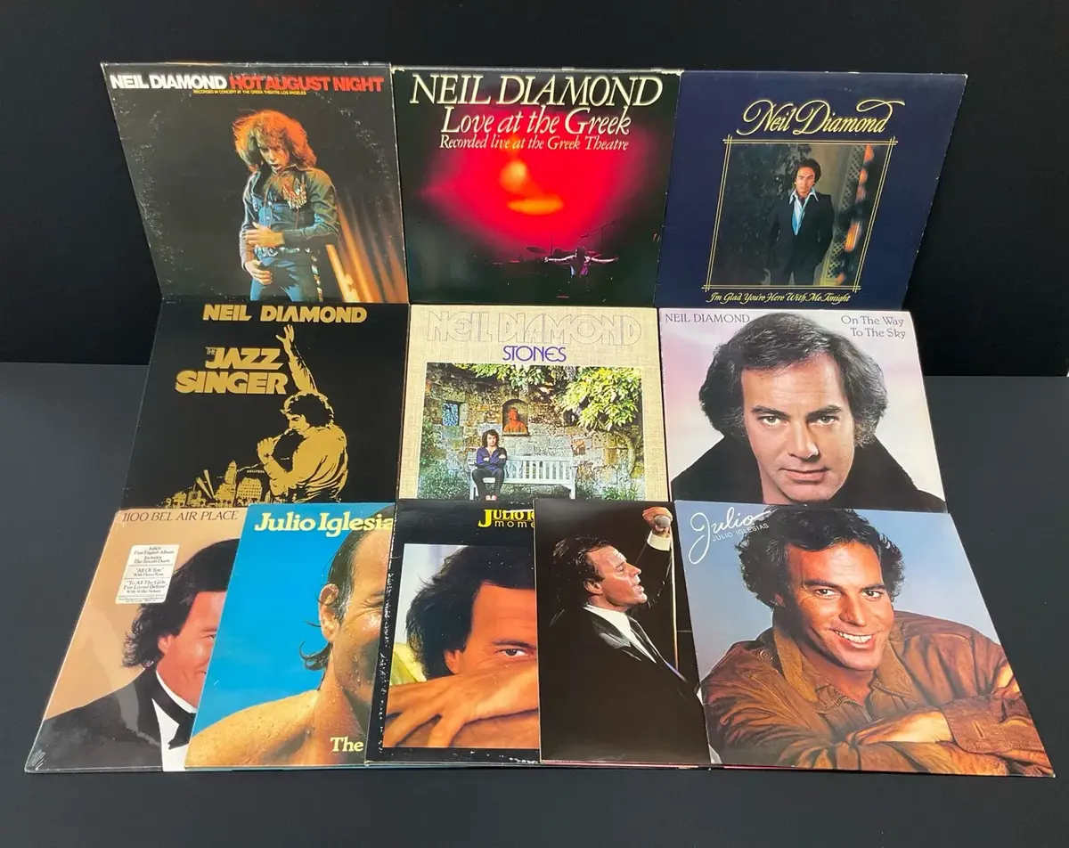 Neil Diamond & Julio Iglesias Album Collections