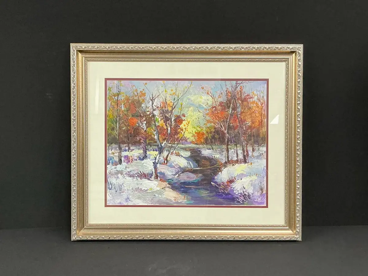Original Forest Painting Likely By Jennifer Fan