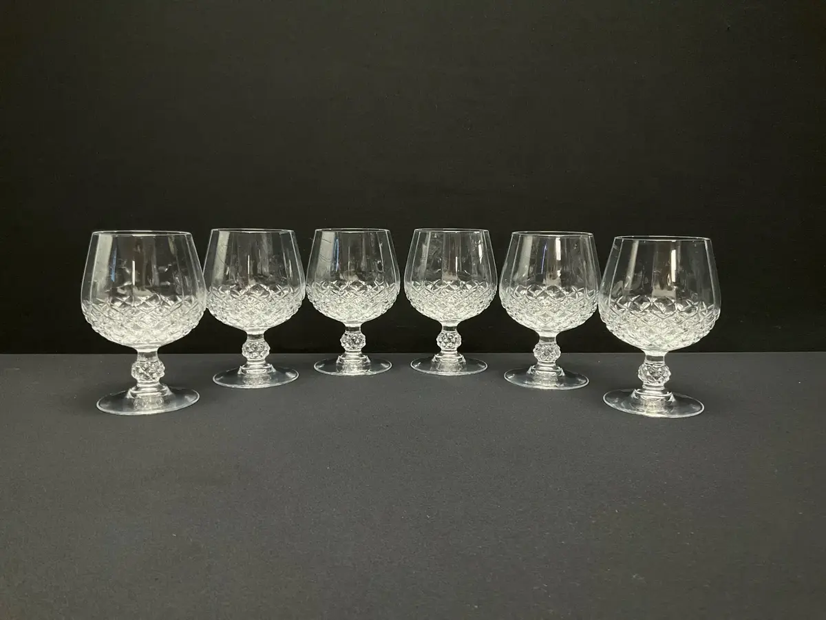 Cristal D’Arques-Durand Longchamp Brandy Glass Set