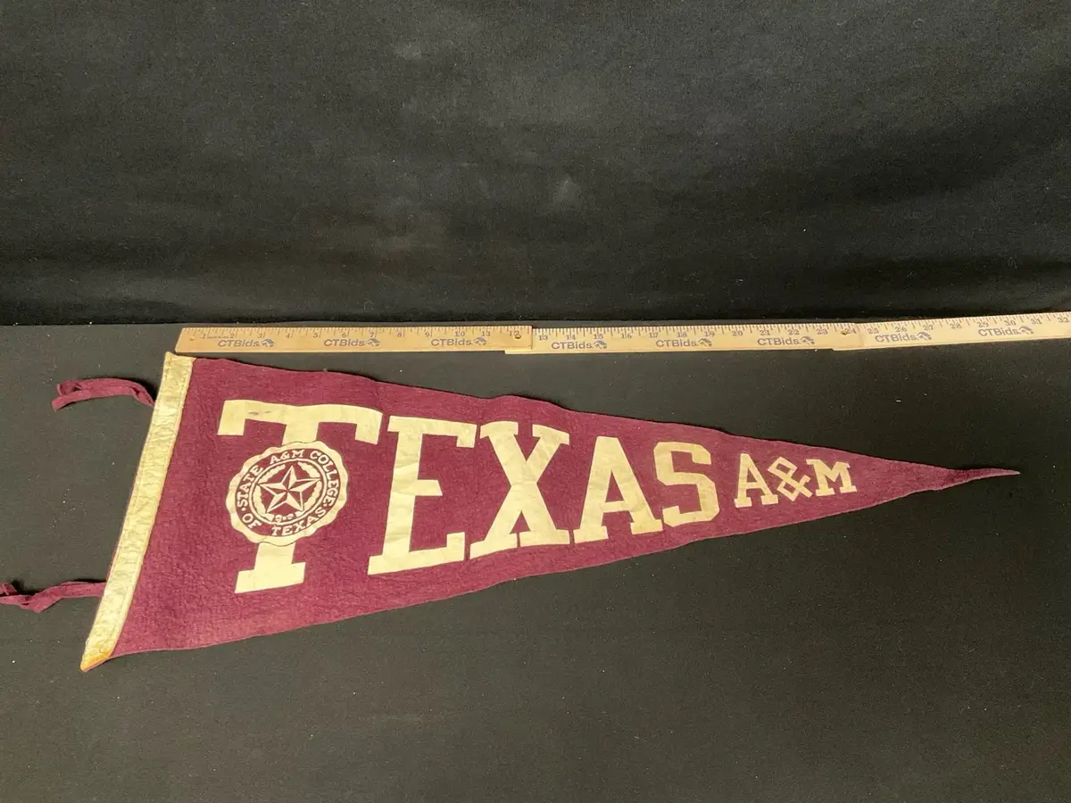 Vintage Texas A&M Pennant