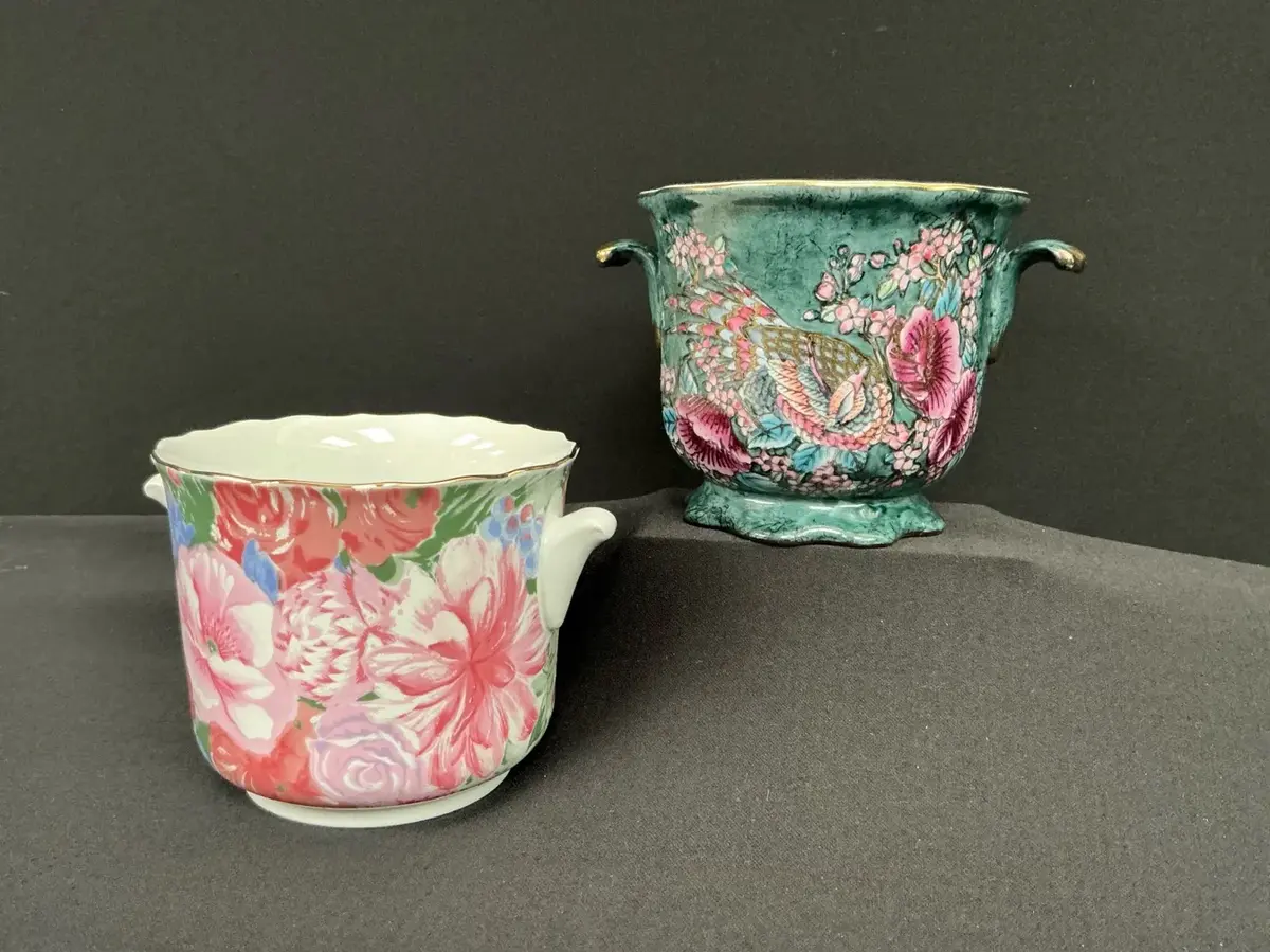 Pair Of Asian Cachepots
