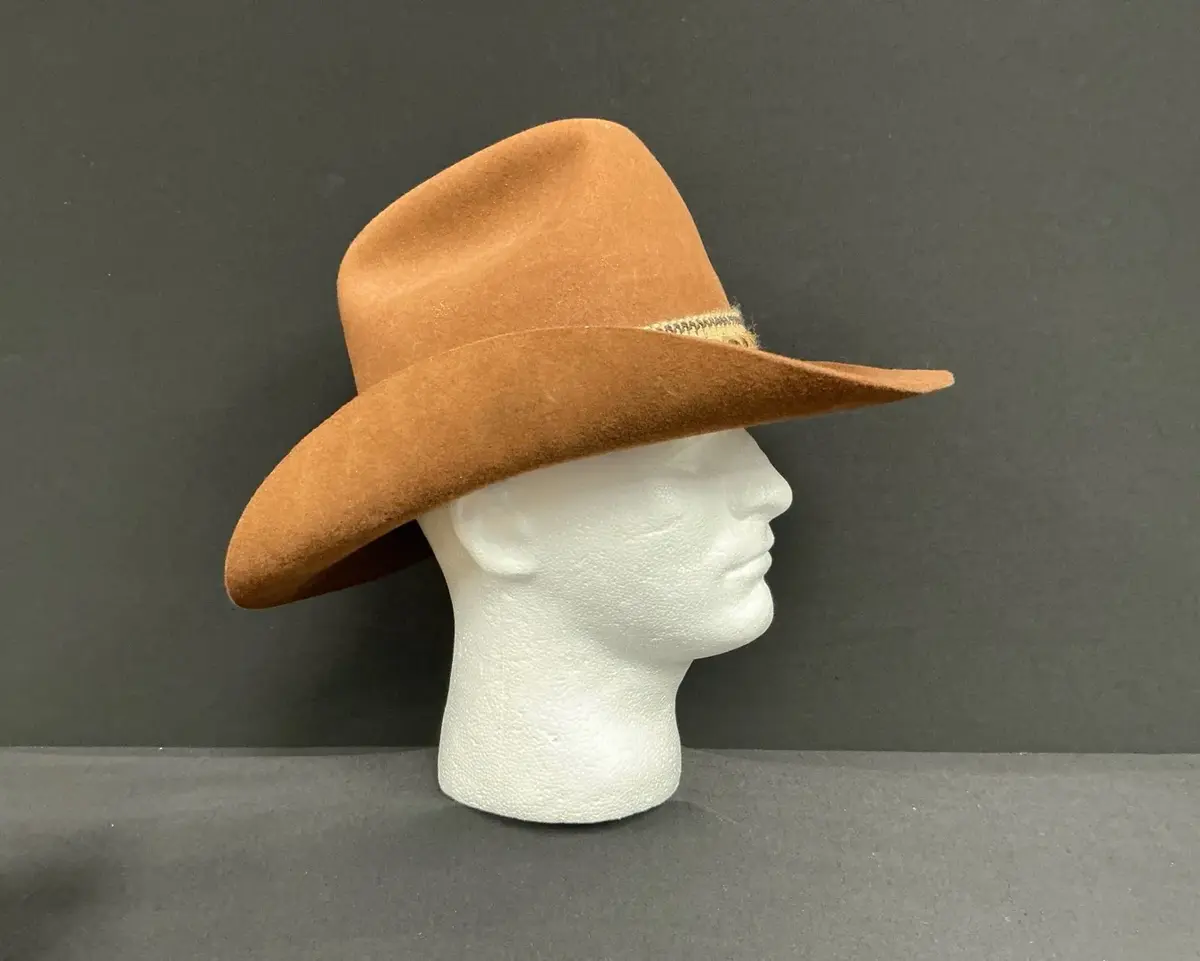 Way Out West Vintage Resistol Felt Hat, Size 7 1/8