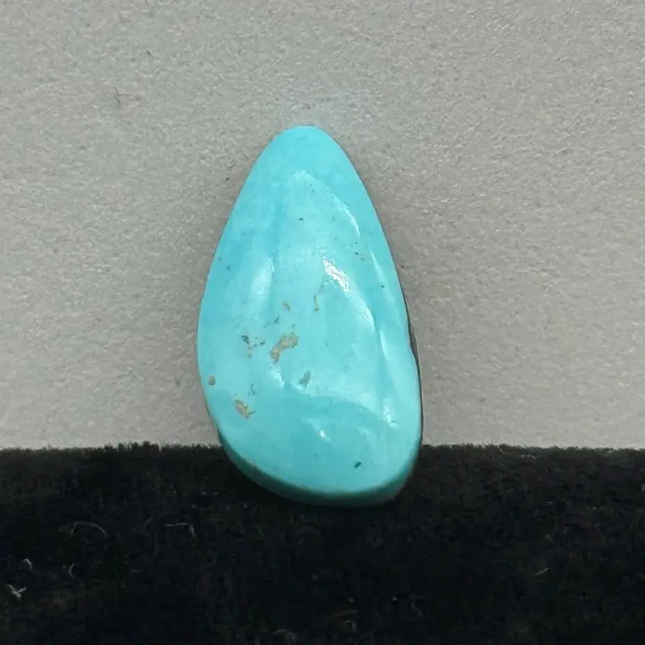 Turquoise Cabochon * Genuine Pure Untreated From Tyronne Copper Mine * 1.23g
