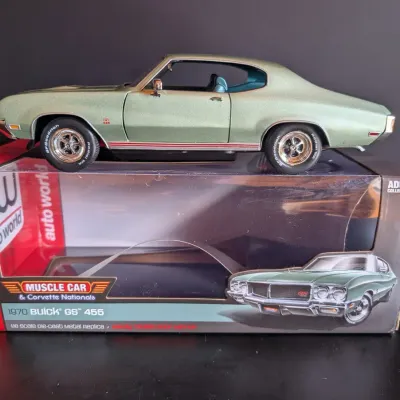 Auto World American Muscle 1970 Buick GS 455 1:18 Limited Edition Die Cast Model