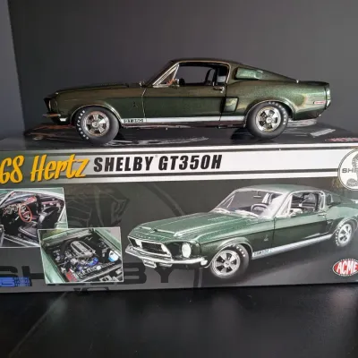 1968 Shelby GT350H ACME Die Cast Model with Box