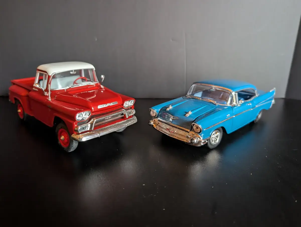 M2 Machines 1957 Chevrolet 210 & 1959 GMC Pickup Die-Cast Models