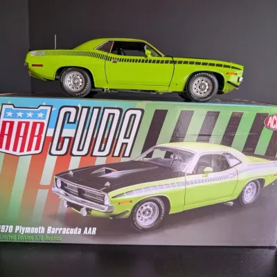 ACME 1970 Plymouth Barracuda AAR Limited Edition 1:18 Die Cast Model