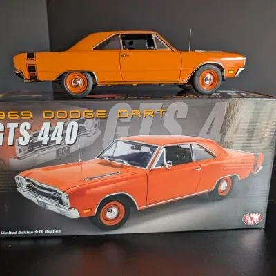 ACME 1969 Dodge Dart GTS 440 Limited Edition 1:18 Die Cast Model