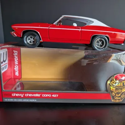 Auto World American Muscle 1969 Chevy Chevelle COPO 427 1:18 Die Cast

