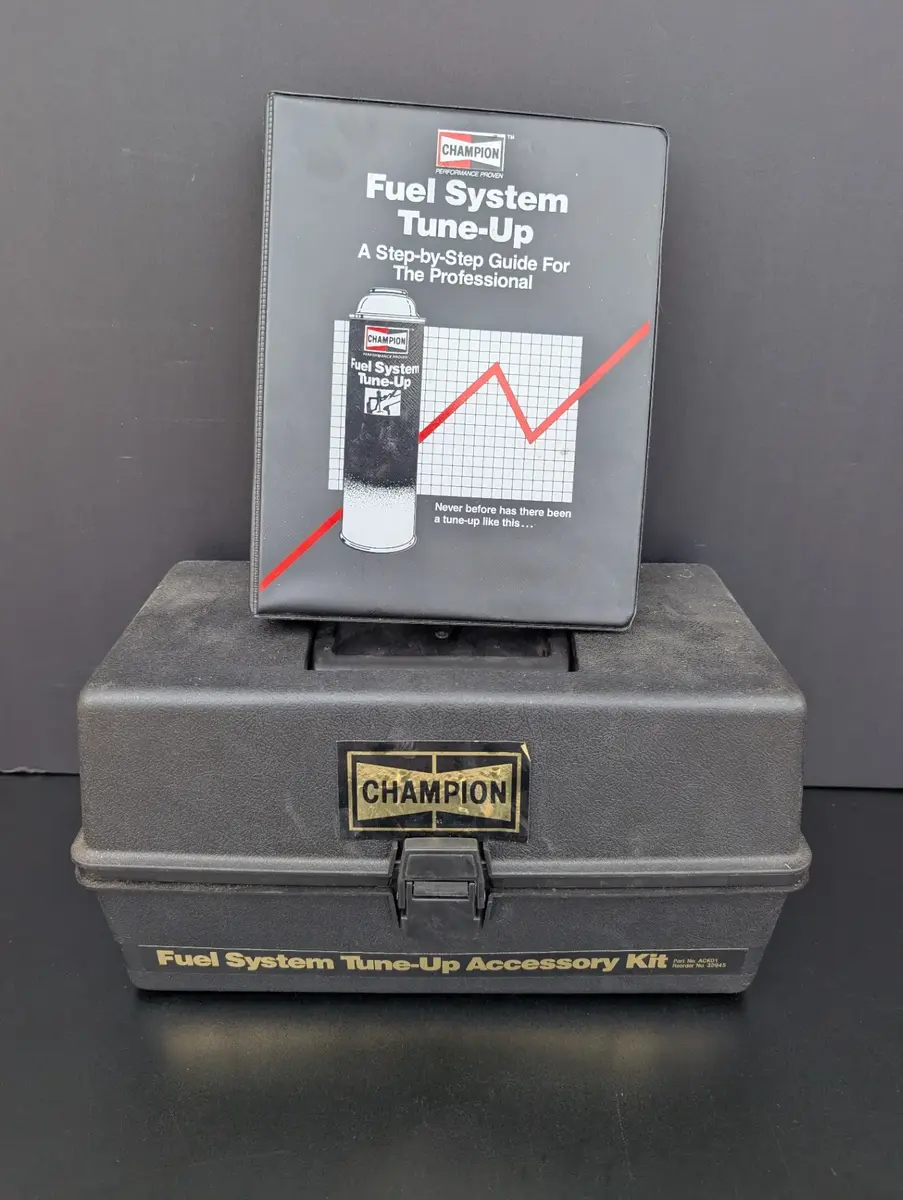 Vintage Champion Fuel System Tune-Up Accessory Kit with 1989 Service Guide