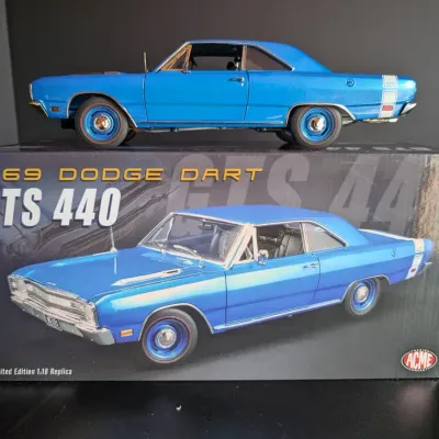 ACME 1969 Dodge Dart GTS 440 Limited Edition 1:18 Die Cast Model