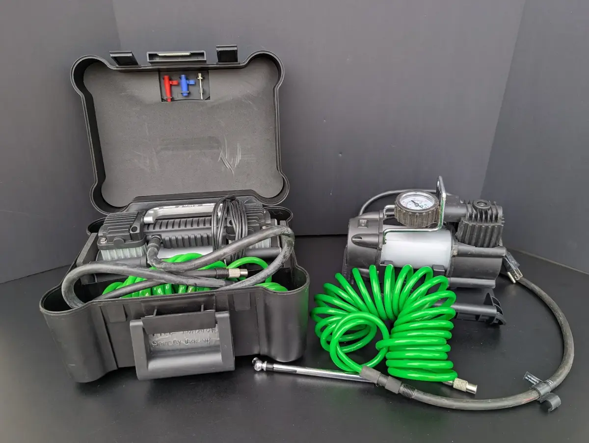 Slime 2X Tire Inflator Set with Accessories and Case