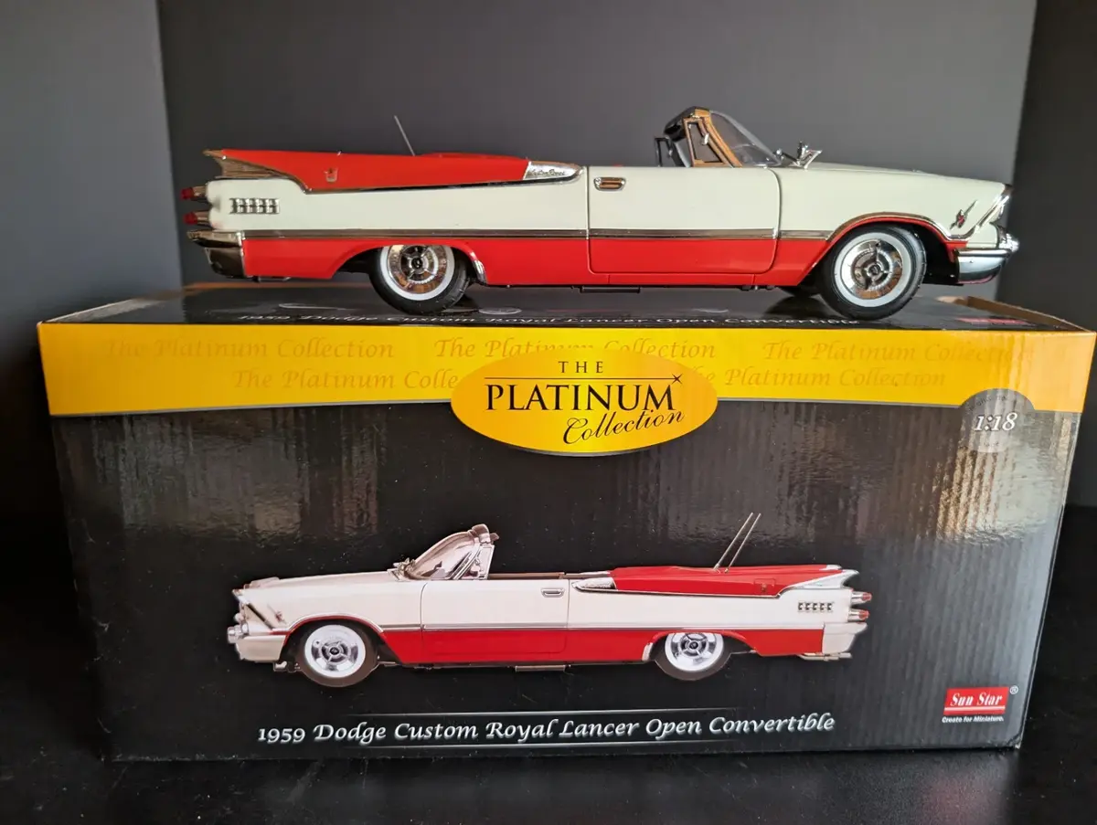 Sun Star Platinum Collection 1959 Dodge Custom Royal Lancer Convertible 1:18
