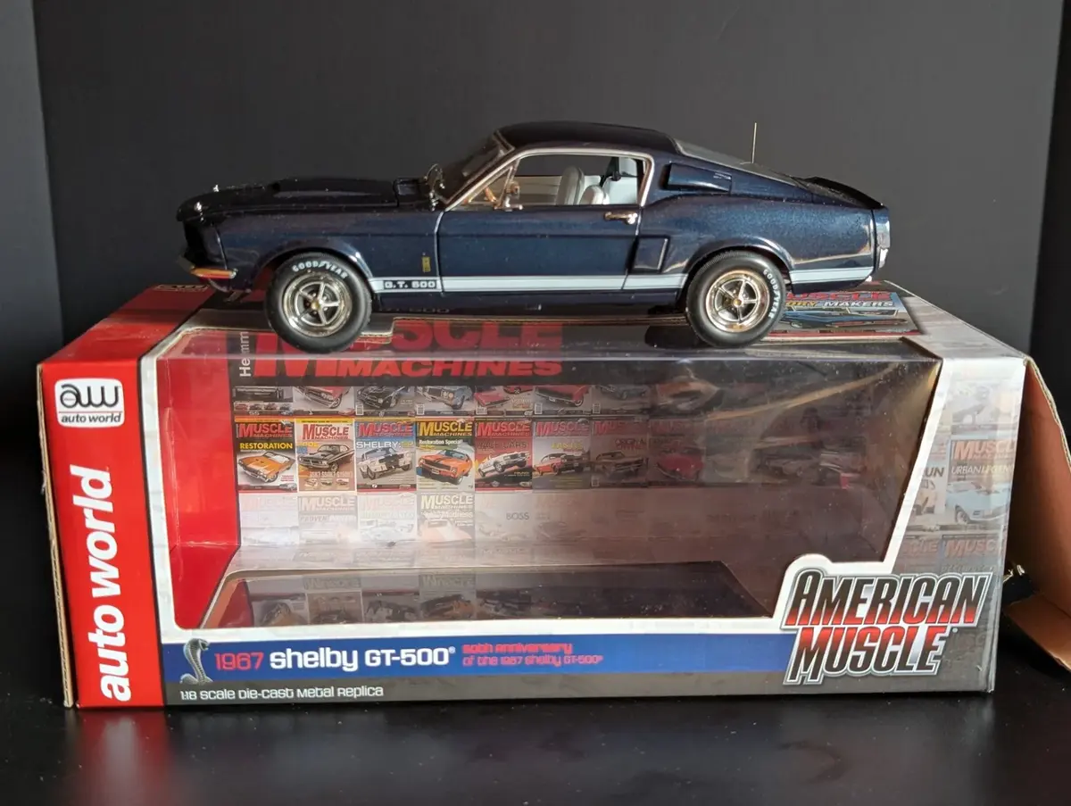 Auto World American Muscle 1967 Shelby GT-500 1:18 Die Cast Limited Edition