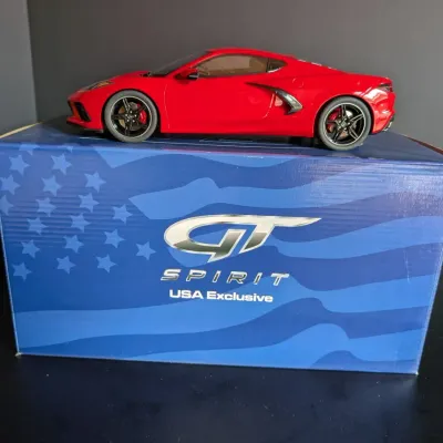 GT Spirit 2020 Chevrolet Corvette C8 1:18 Scale Model Car USA Exclusive