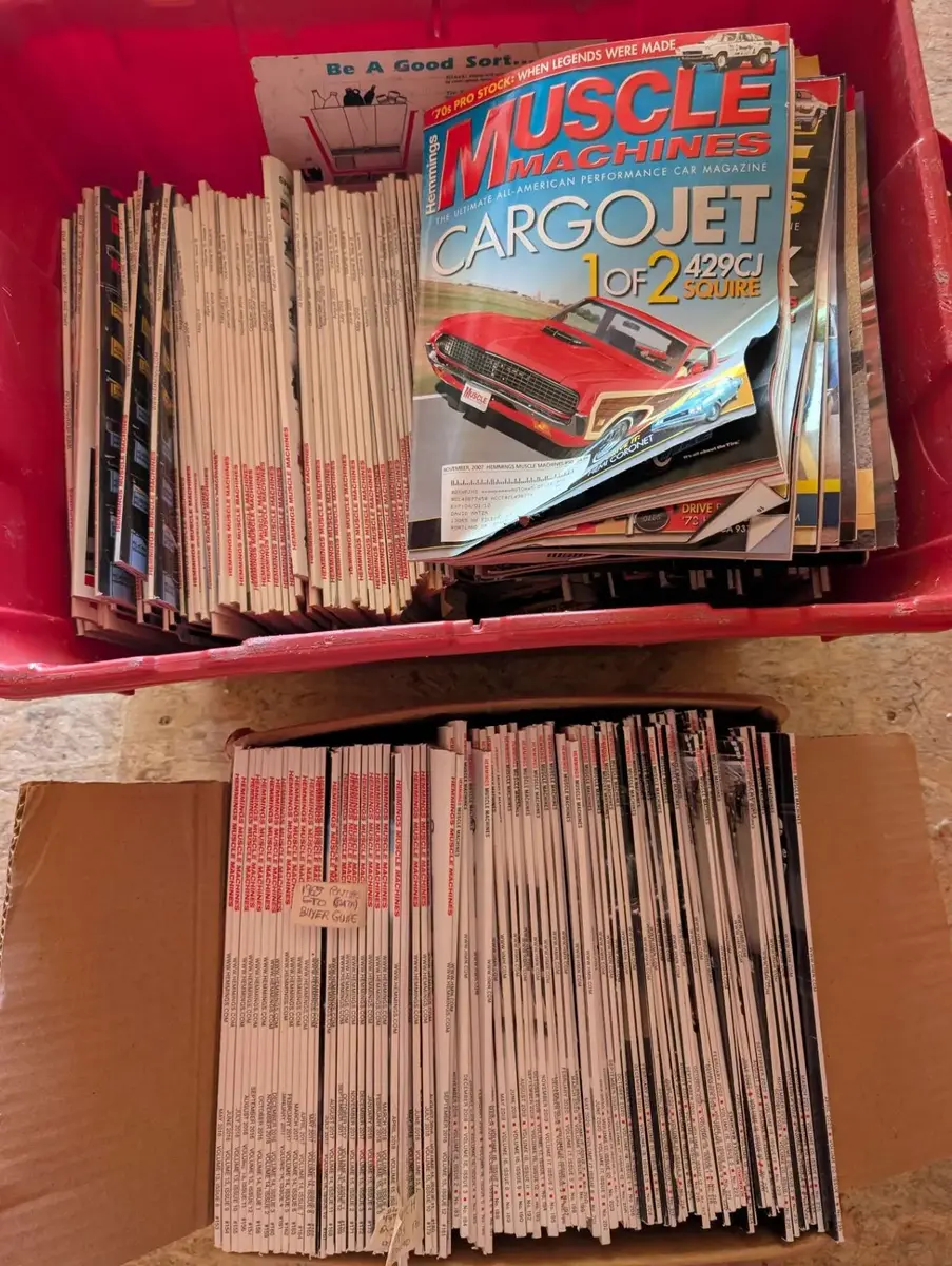 Large Hemmings Muscle Machines Magazine Collection 2006–2023