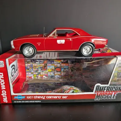 Auto World American Muscle 1967 Chevrolet Camaro SS Hot Rod Test Car 1:18 Die Cast