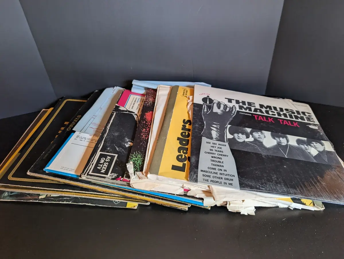 Mystery Lot of Vintage Rock & Roll LP Records