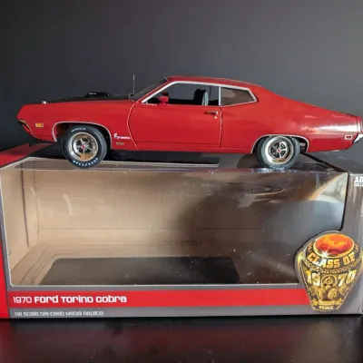 Auto World 1970 Ford Torino Cobra 429 1:18 Scale Die Cast Model