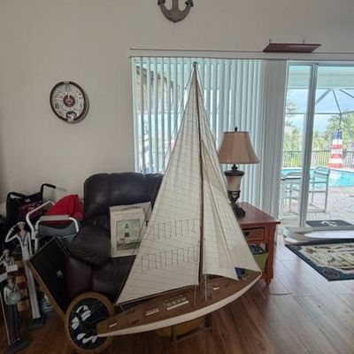oversized sailboat