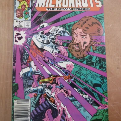 Sale Photo Thumbnail #5: Marvel Comics' The Micronauts: The New Voyages #4, January 1984, in raw, ungraded condition.