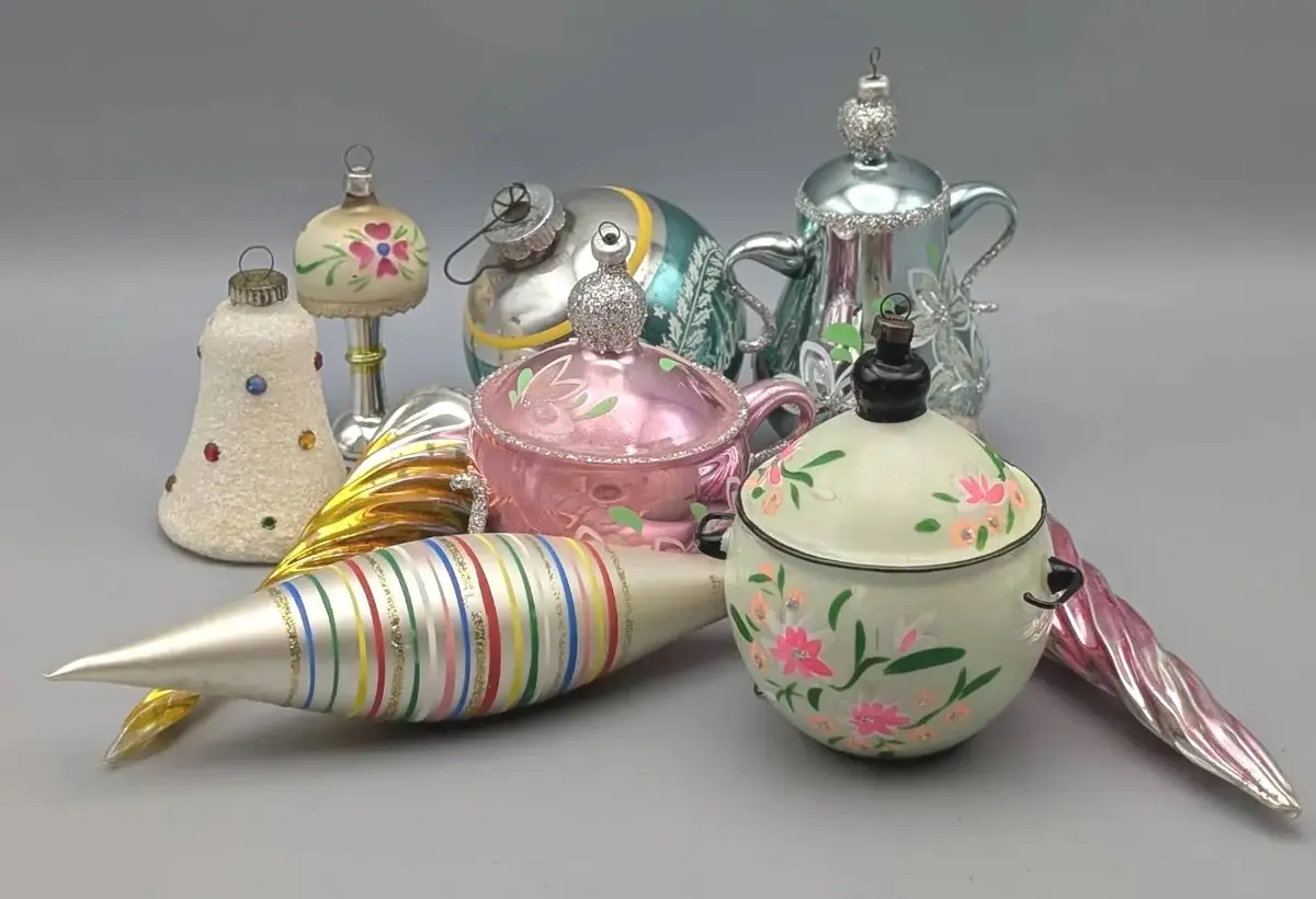 Vintage Blown Glass Ornaments