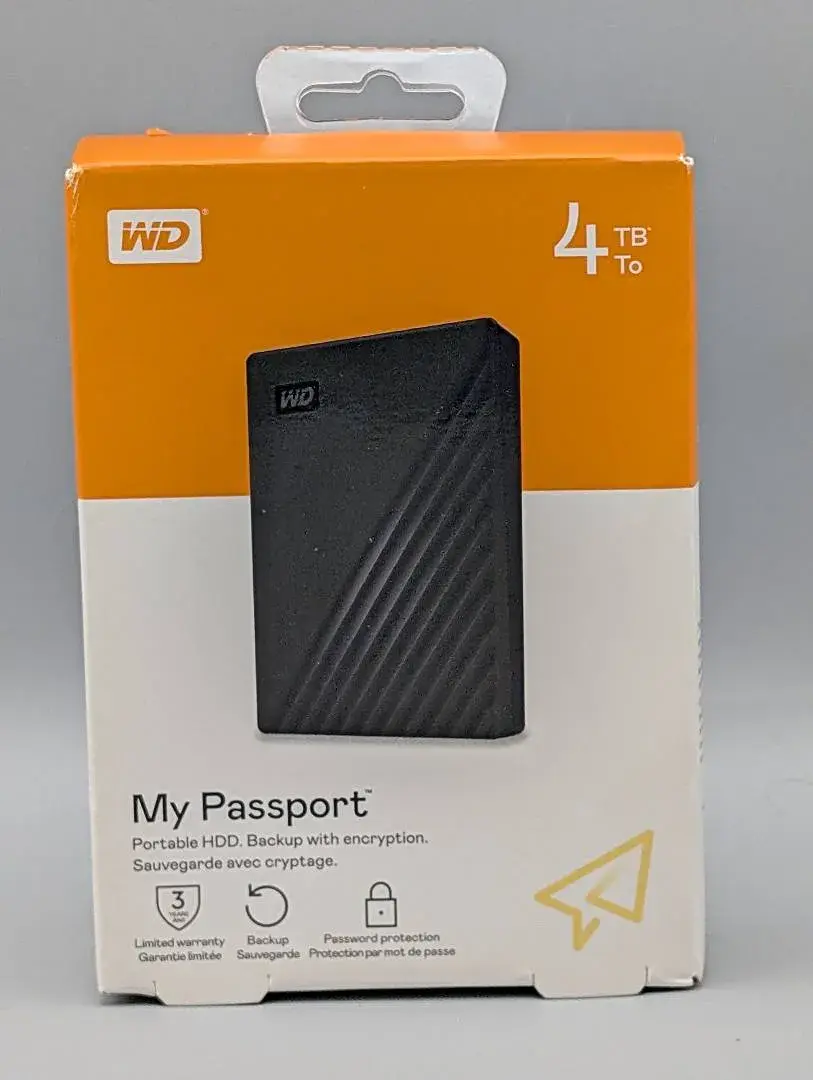 WD 4TB My Passport External Hard Drive #3
