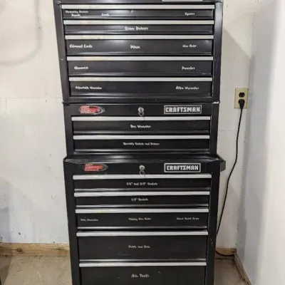 Craftsman Stacking Tool Chests and Contents 