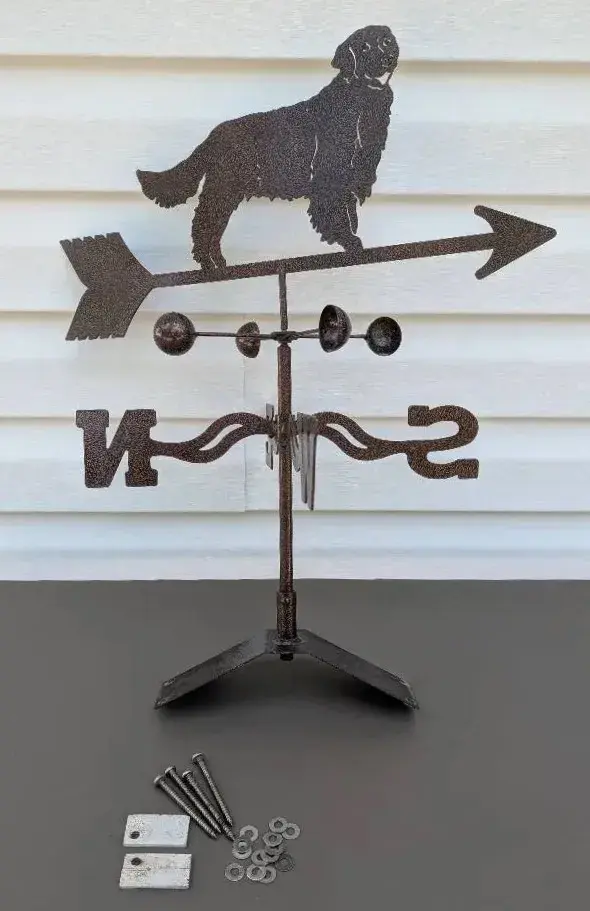 Golden Retriever Weather Vane