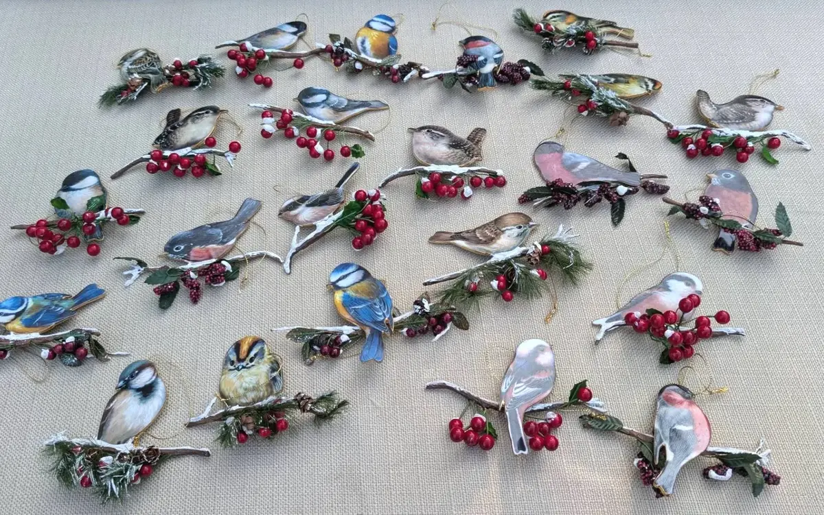 Bradford Editions Winter Garden Feathered Friends