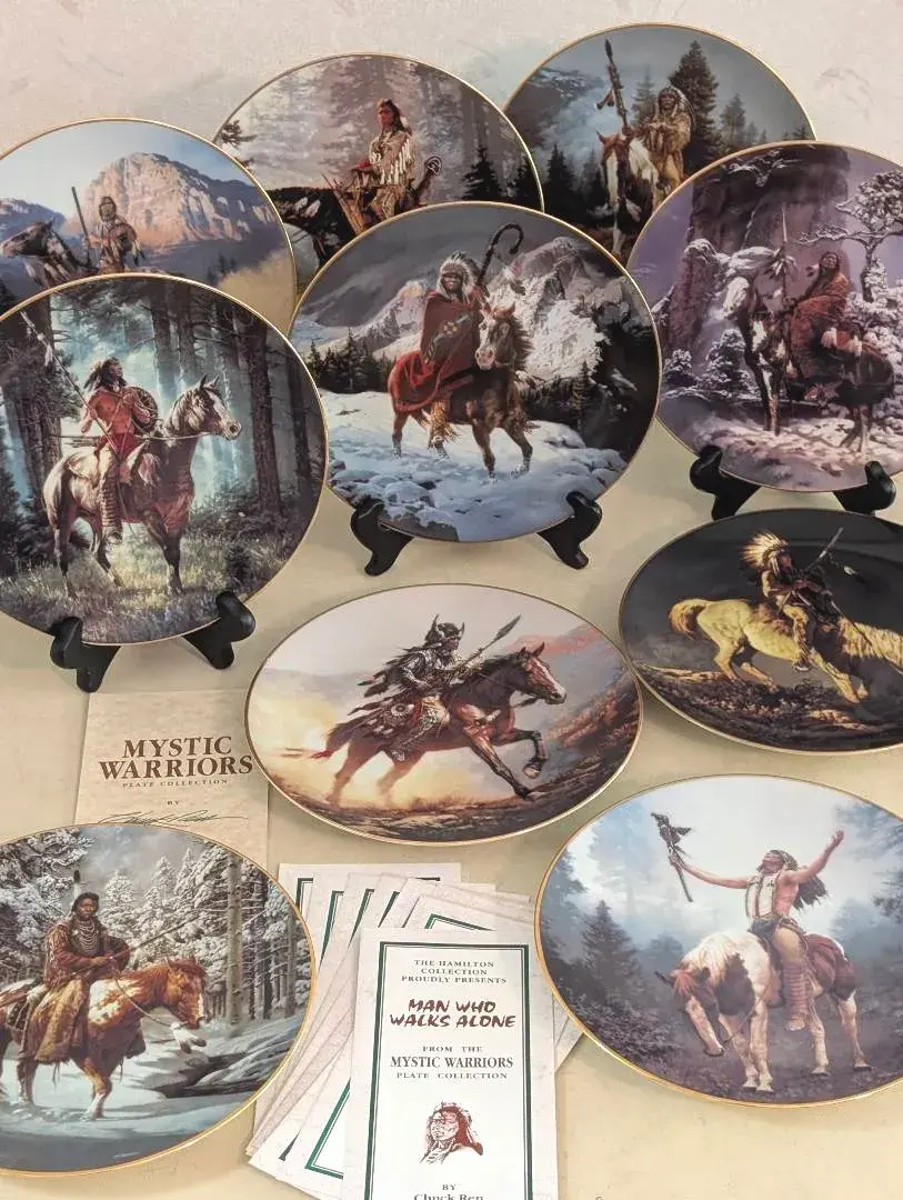 Mystic Warriors Plate Collection 