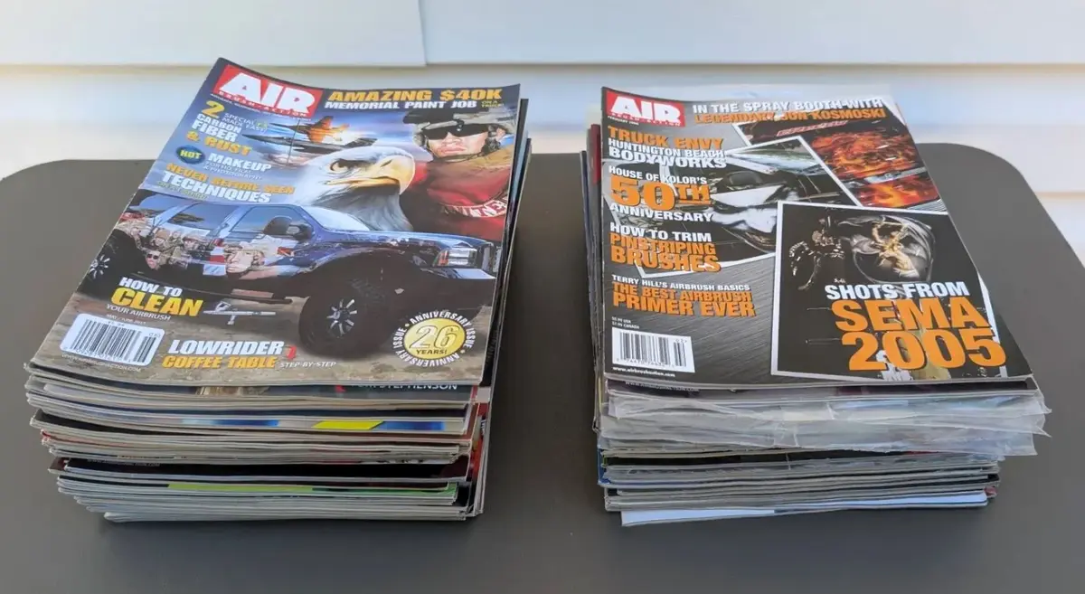 Air Brush Action Magazines 