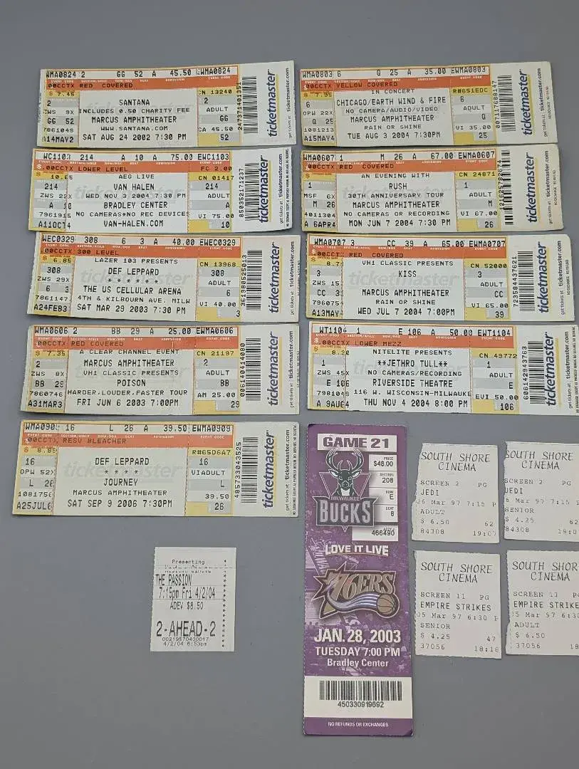 Ticket Stubs
