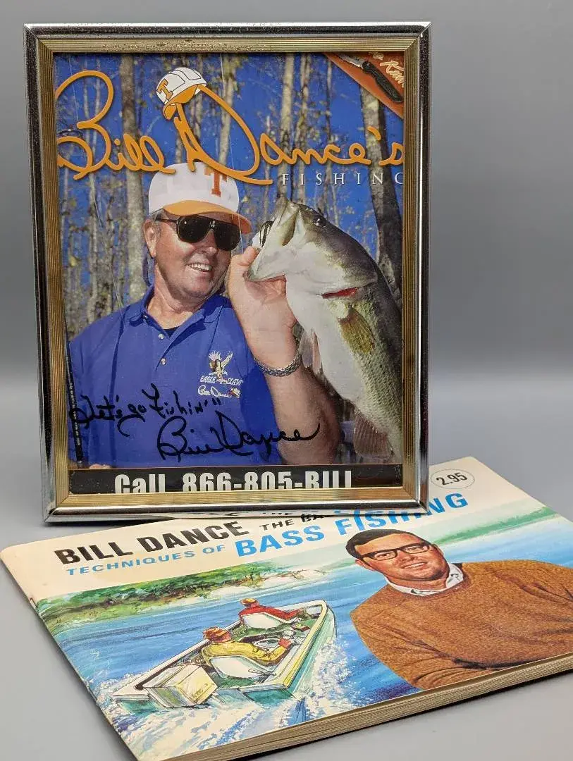 Bill Dance Autographed Photo and Book