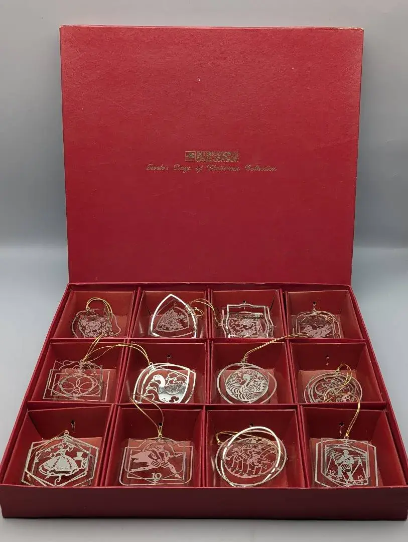 International Silver 12 Days Of Christmas Ornaments
