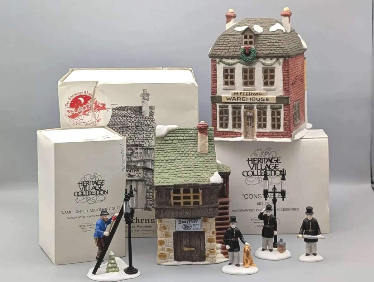 Shops Of Dickens Village Buildings and Accessories 