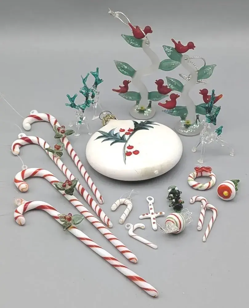 Glass Christmas Ornaments 