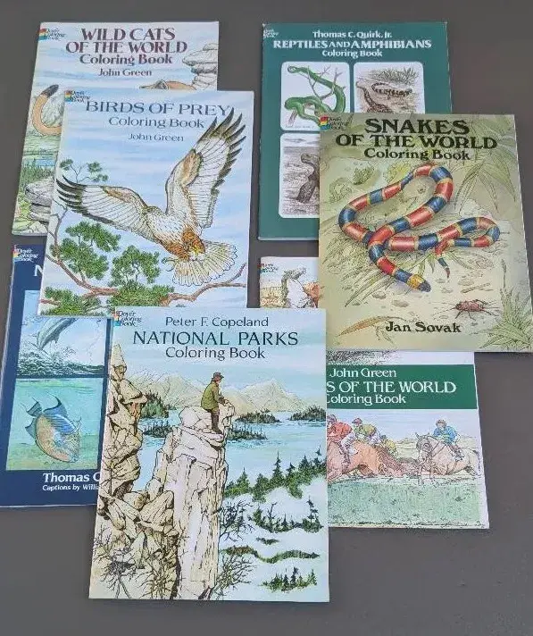 Dover Nature Coloring Books
