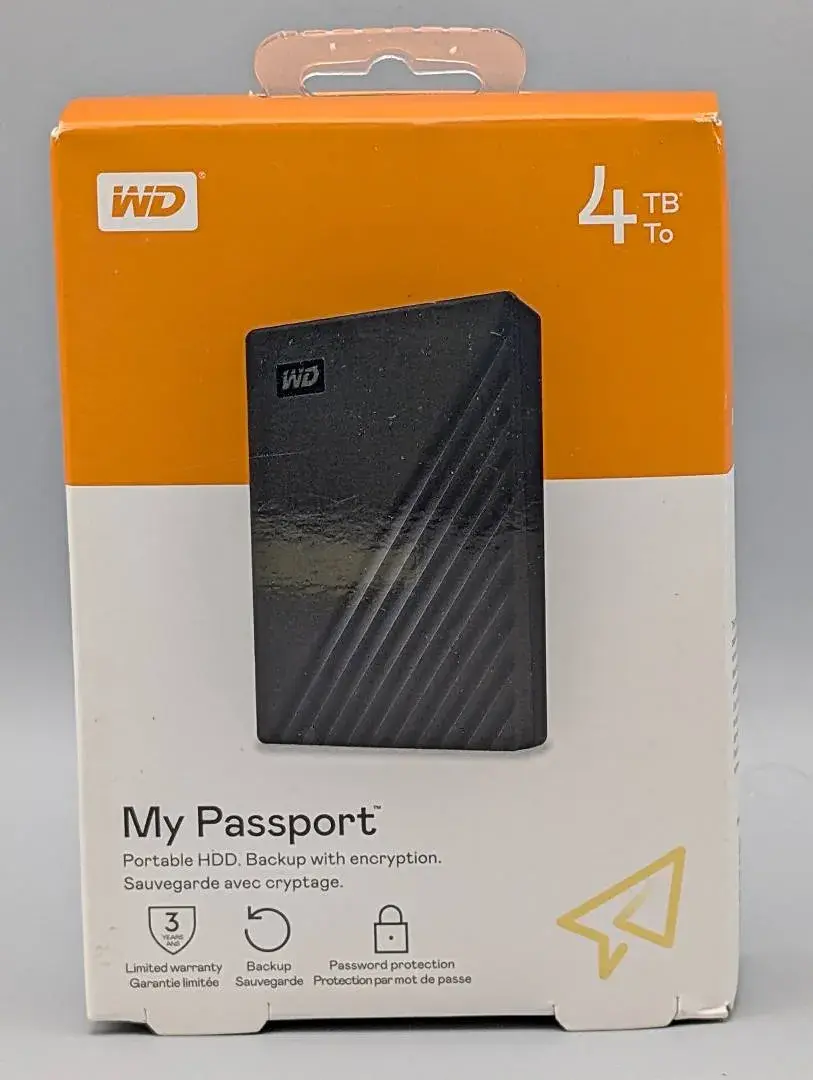 WD 4TB My Passport External Hard Drive #1