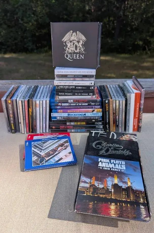 Rock Music CDs and DVDs