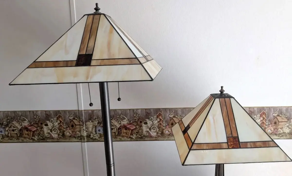 Pair of Mission Style Lamps
