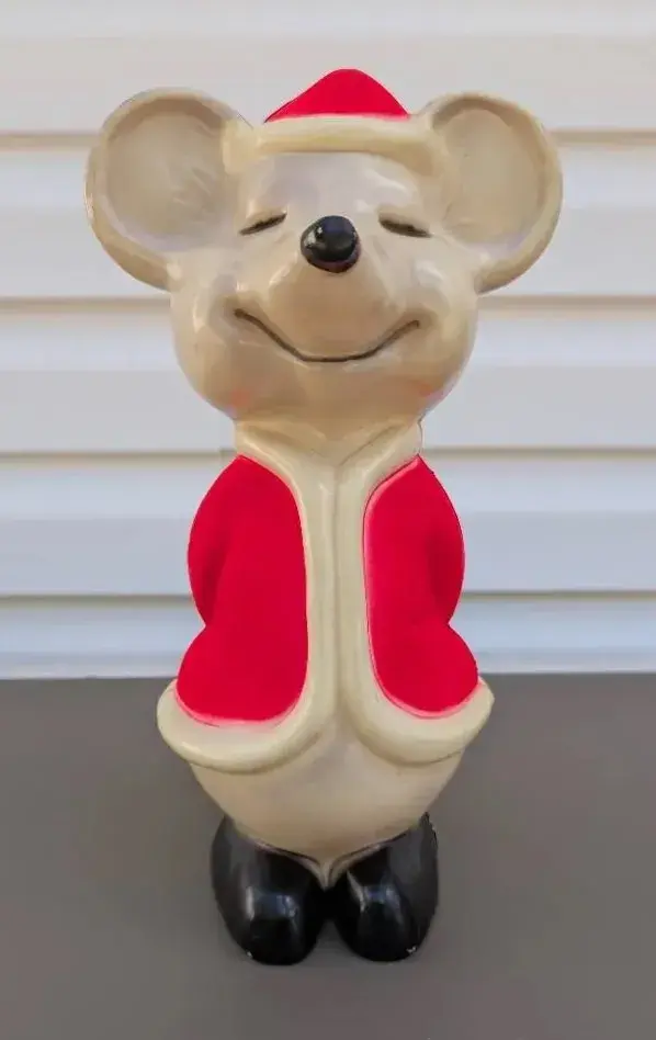 Christmas Mouse Blow Mold