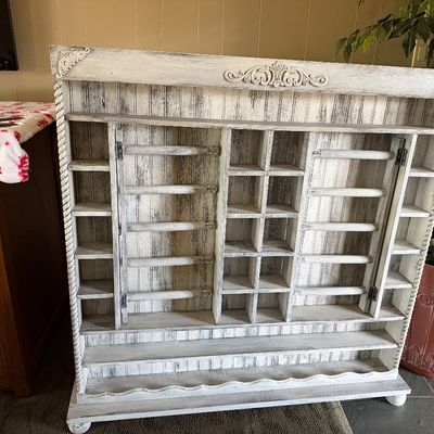 Empty Rustic Cuff cabinet