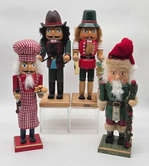 (4) Whimsical Nutcrackers
