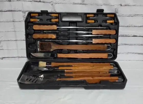 Outdoor Grilling Tools w/ Case