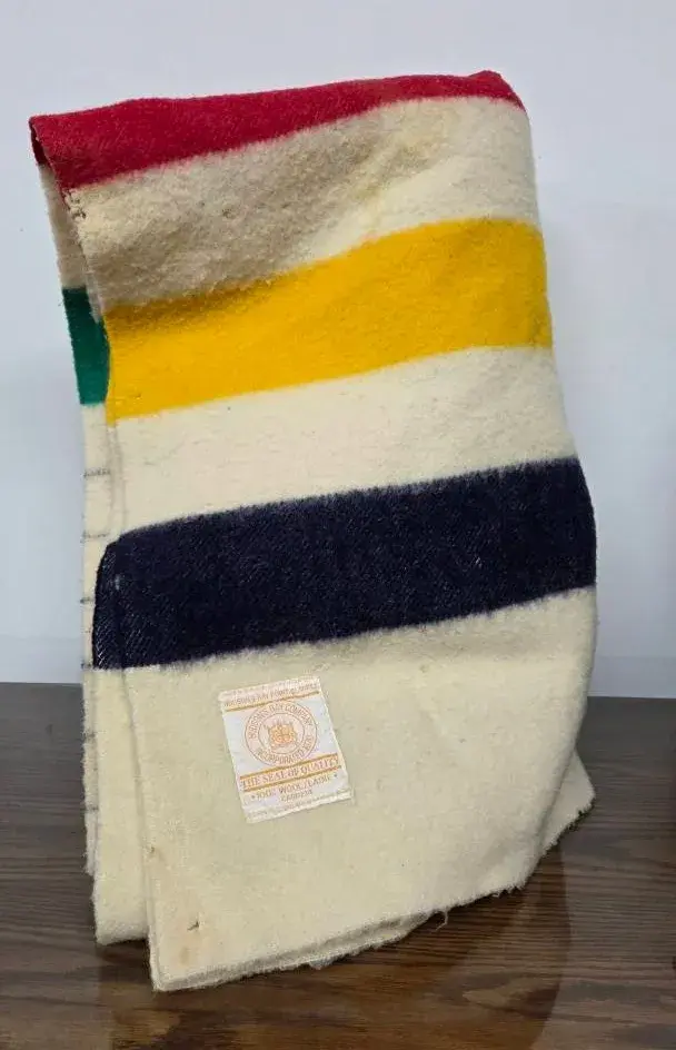 Vintage Hudson Bay 6-Point Blanket